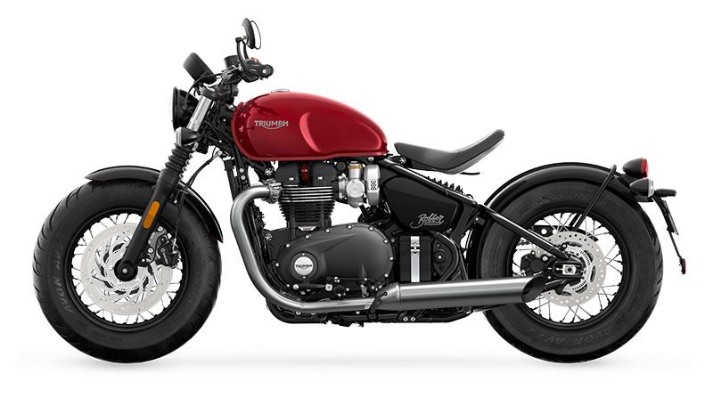 New 2024 Triumph Bonneville Bobber Fort Wayne IN Specs Price Photos Red Hopper TRIBS8265
