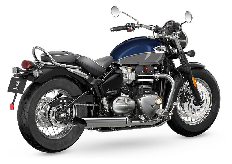 New 2024 Triumph Bonneville Speedmaster Motorcycles in North Charleston SC Pacific Blue Silver Ice