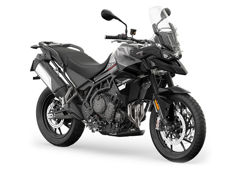 New 2024 Triumph Tiger 850 Sport Graphite Jet Black Motorcycles in Roswell GA TRIBN1448