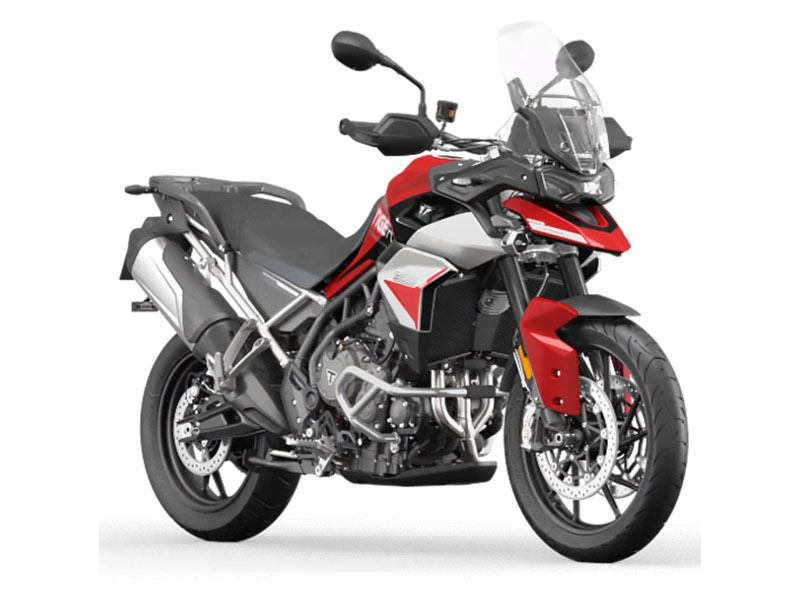 New 2024 Triumph Tiger 900 GT Aragon Edition Motorcycles in Indianapolis IN Diablo Red Phantom Black