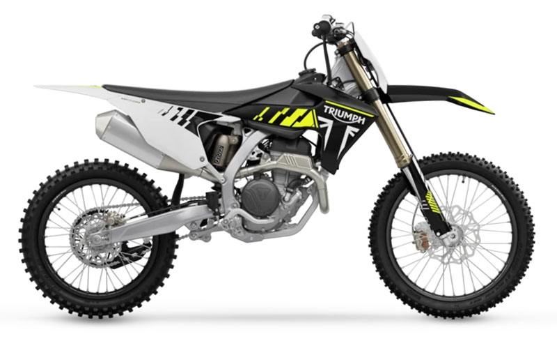 New 2024 Triumph TF 250 X Motorcycles in North Charleston SC Triumph Racing Yellow Black White