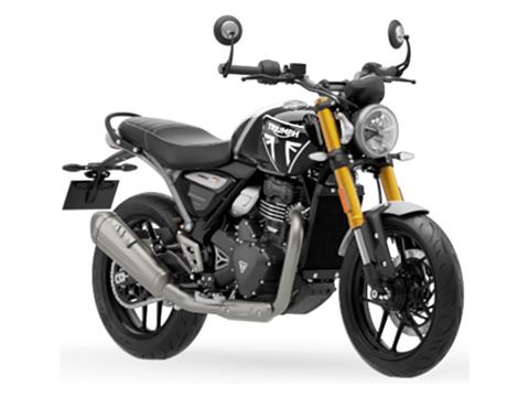 New 2025 Triumph Speed 400 Fort Collins CO Specs Price Photos Phantom Black Storm Grey