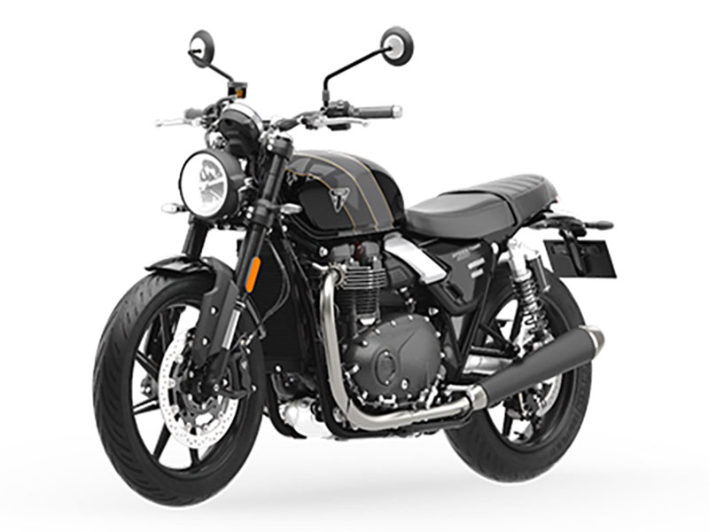 New 2025 Triumph Speed Twin 900 Motorcycles in Indianapolis IN Phantom Black Aurum Gold