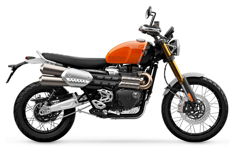 Triumph scrambler 1200 used top