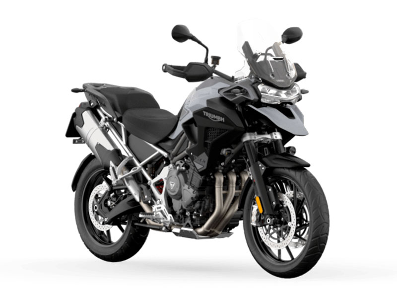 New 2025 Triumph Tiger 1200 GT Pro Snowdonia White Motorcycles in Roswell GA TRICC5395
