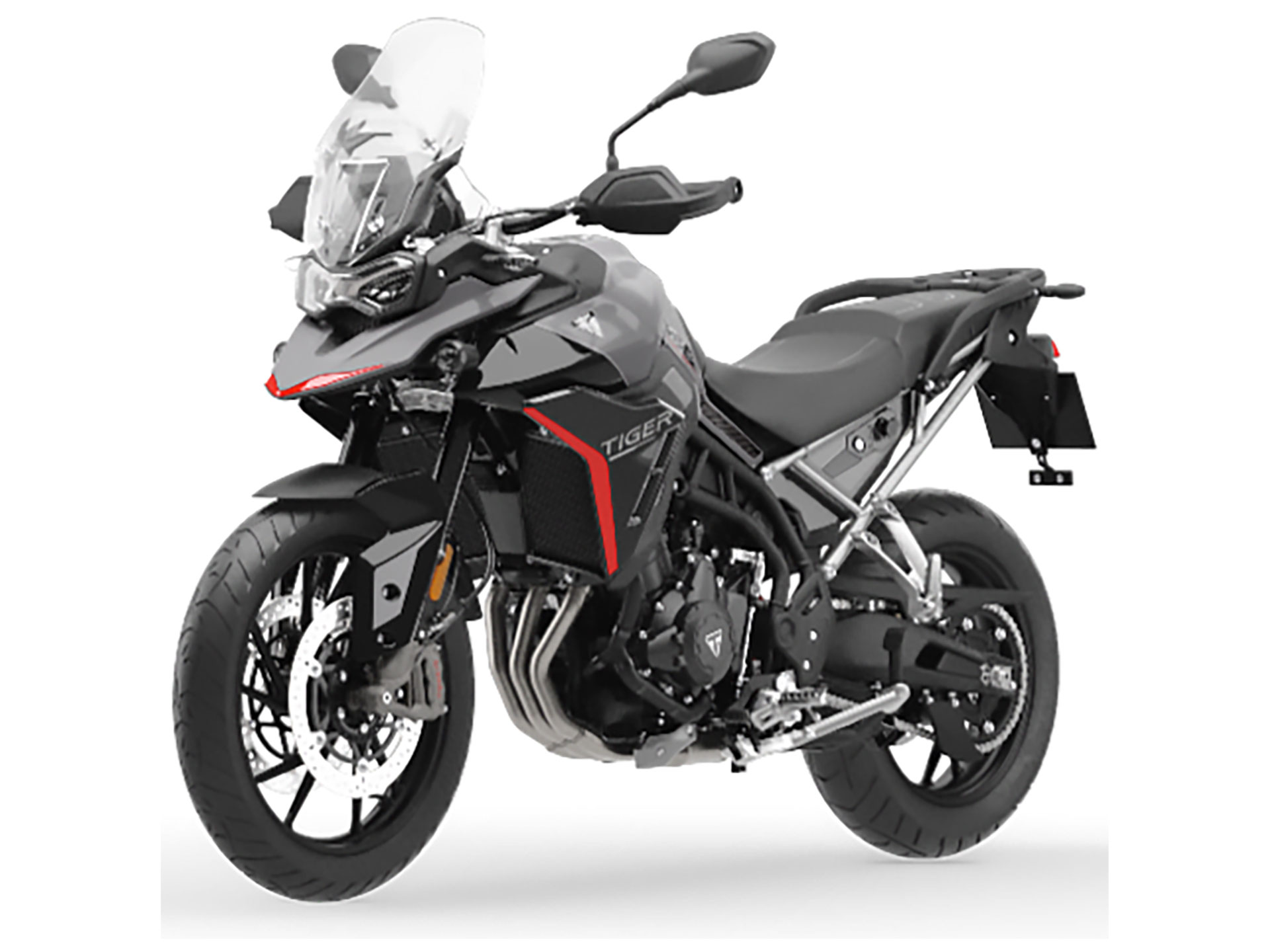 New 2025 Triumph Tiger 900 GT Pro Graphite Sapphire Black Motorcycles in Roswell GA TRICC0038