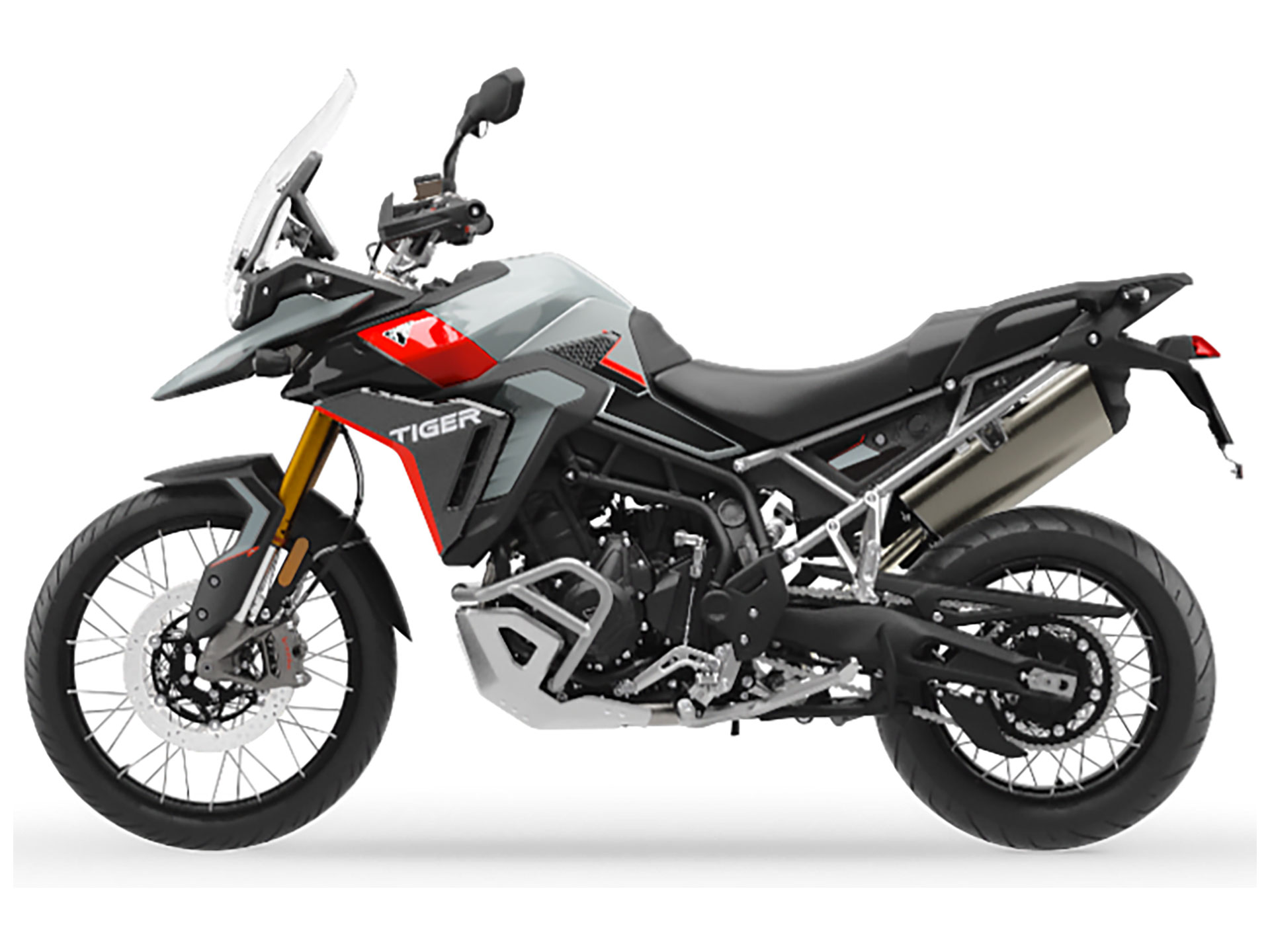New 2025 Triumph Tiger 900 Rally Pro New Haven VT Specs Price Photos Ash Grey Intense Orange