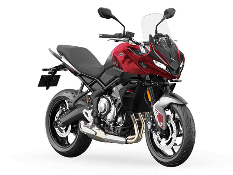 New 2025 Triumph Tiger Sport 660 Carnival Red Motorcycles For Sale in Foxboro Massachusetts MOMS Foxboro