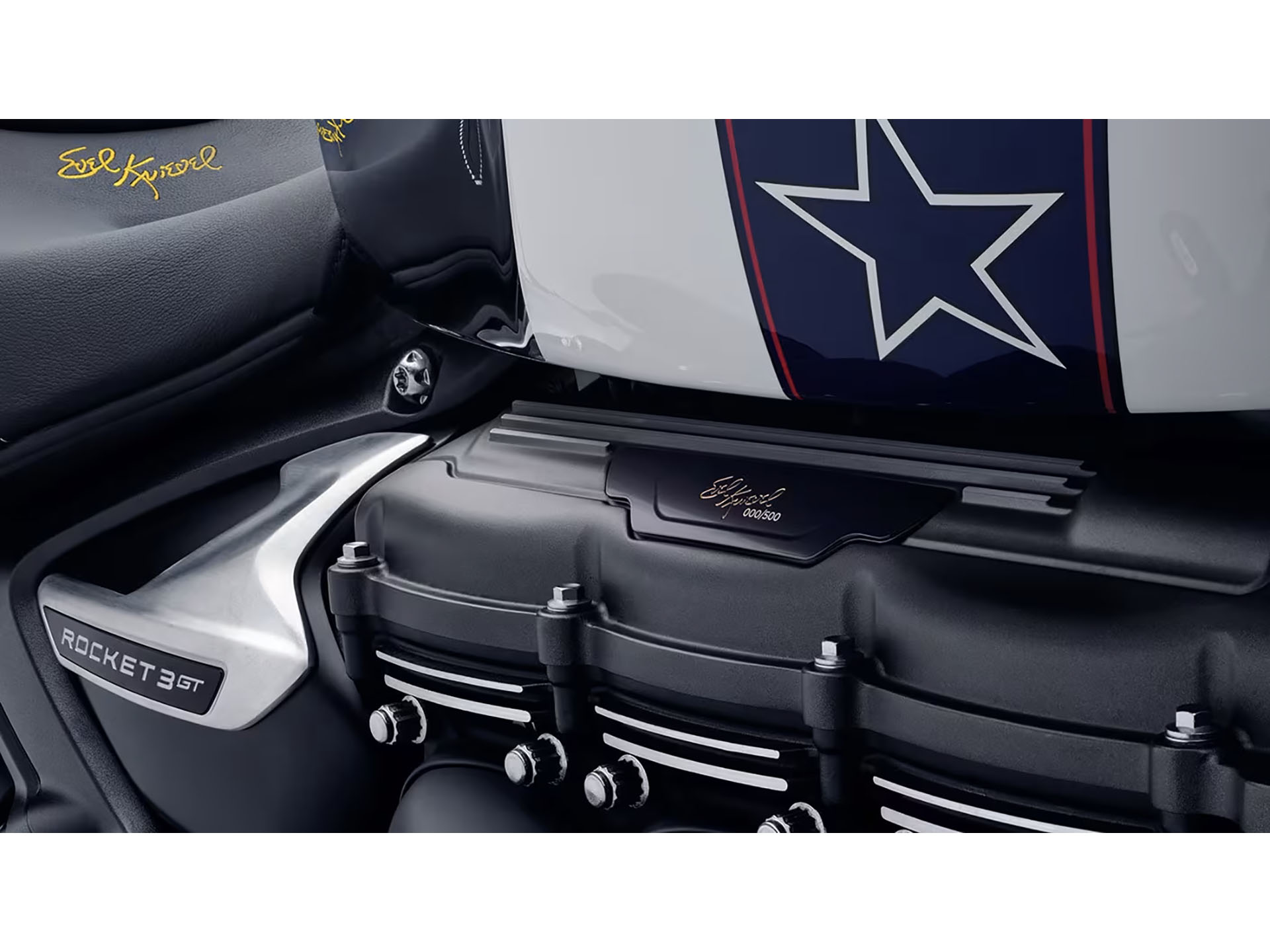 2025 Triumph Rocket 3 Storm GT Evel Knievel Limited Edition in Foxboro, Massachusetts - Photo 4