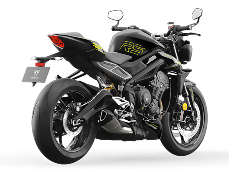New 2025 Triumph Street Triple 765 RS Phantom Black Motorcycles in Roswell GA TRICC1213