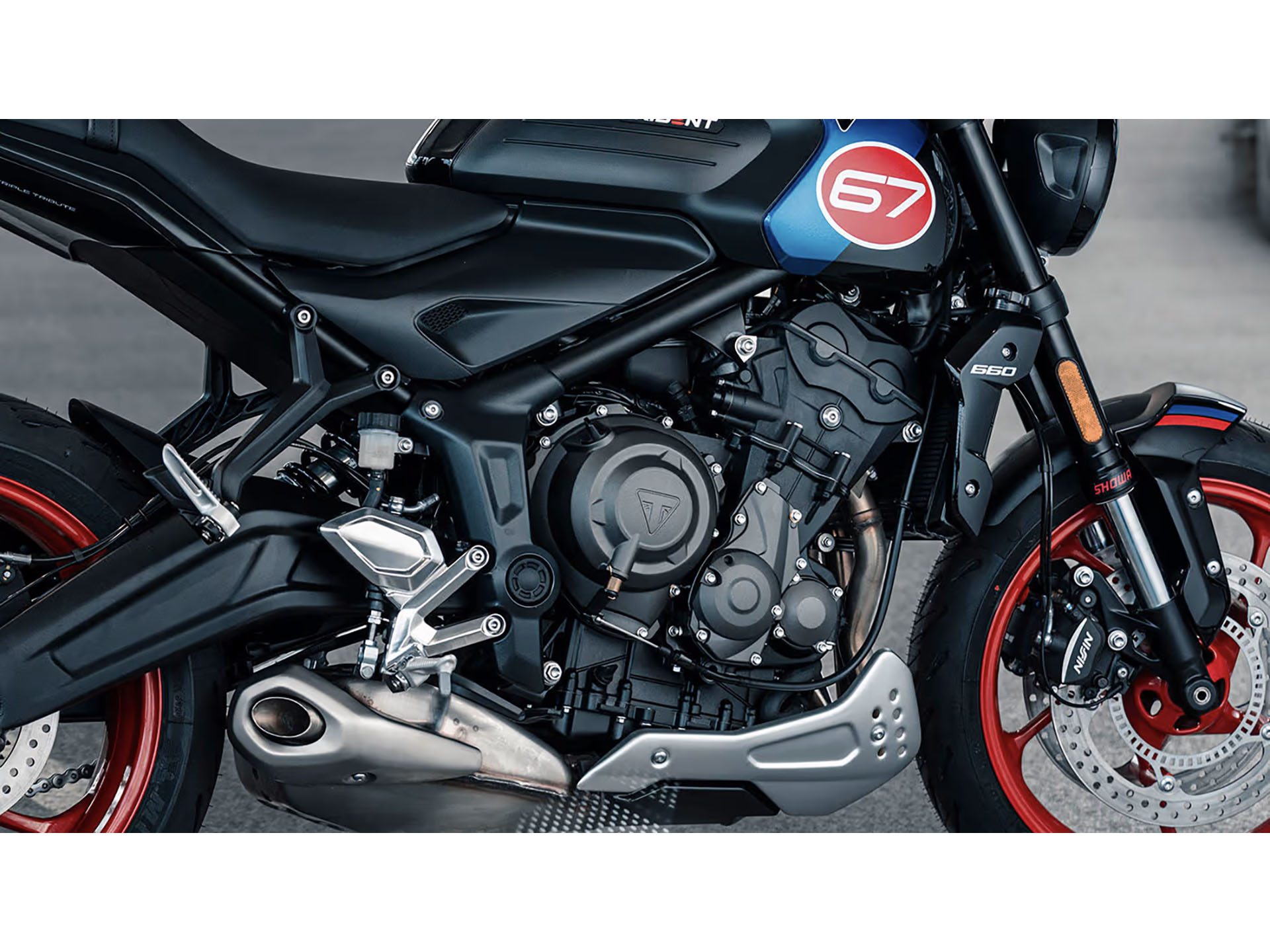 2026 Triumph Trident 660 Triple Tribute Edition in Enfield, Connecticut - Photo 10