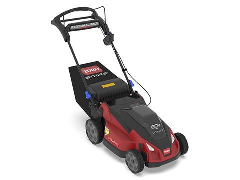 Toro Stripe 21 in. Self-Propel Personal Pace 8.0Ah LED Dual Blade