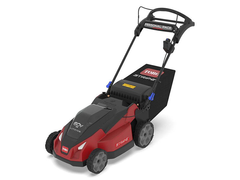 Toro Stripe 21 in. Self-Propel Personal Pace 8.0Ah LED Dual Blade in Mio, Michigan - Photo 2