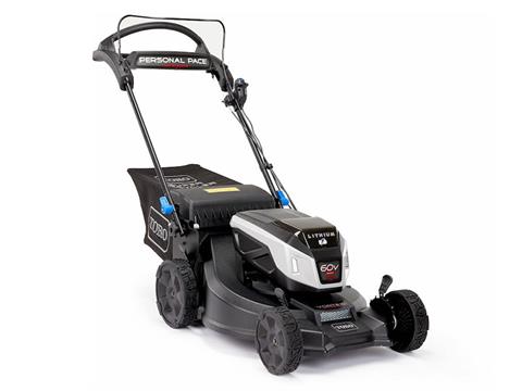 Toro Super Recycler 21 in. 60V Max w/ Personal Pace & SmartStow w/ 7.5Ah Battery (21568) in Mio, Michigan