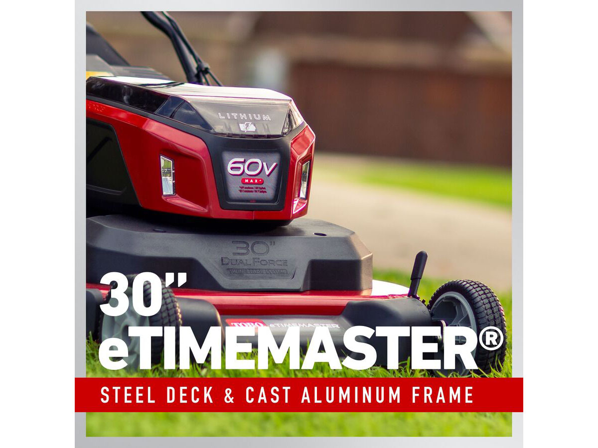Toro eTimeMaster 30 in. 60V MAX Self-Propelled w/ Personal Pace - (2) 10.0Ah Batteries Included in Stratford, Wisconsin - Photo 4