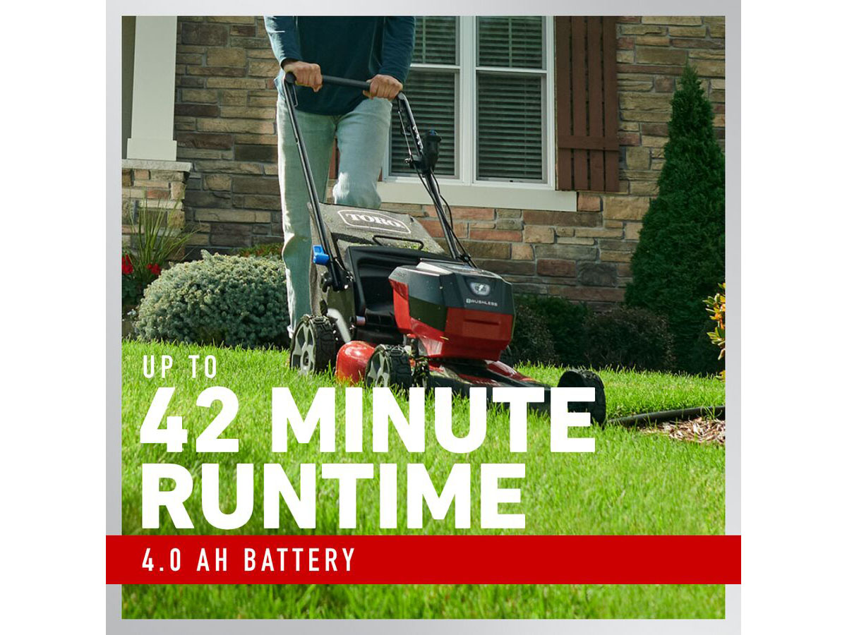 Toro Recycler 21 in. 60V Max Self-Propel w/ SmartStow w/ 4.0Ah Battery in Mio, Michigan - Photo 3