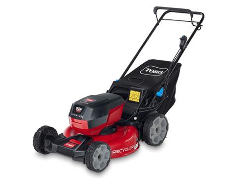 Toro Recycler 21 in. 60V Max Self-Propel w/ SmartStow w/ 6.0Ah Battery in Mio, Michigan - Photo 2