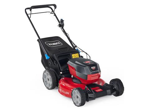 Toro Recycler 21 in. 60V Max Self-Propel w/ SmartStow w/ 5.0Ah Battery (21326) in Martinsville, Indiana