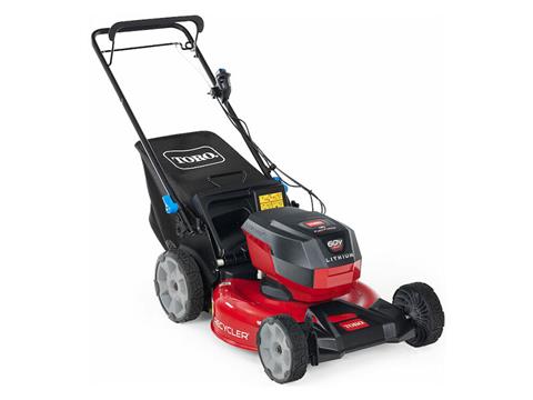 Toro Recycler 21 in. 60V Max Self-Propel w/ SmartStow w/ 6.0Ah Battery in Martinsville, Indiana