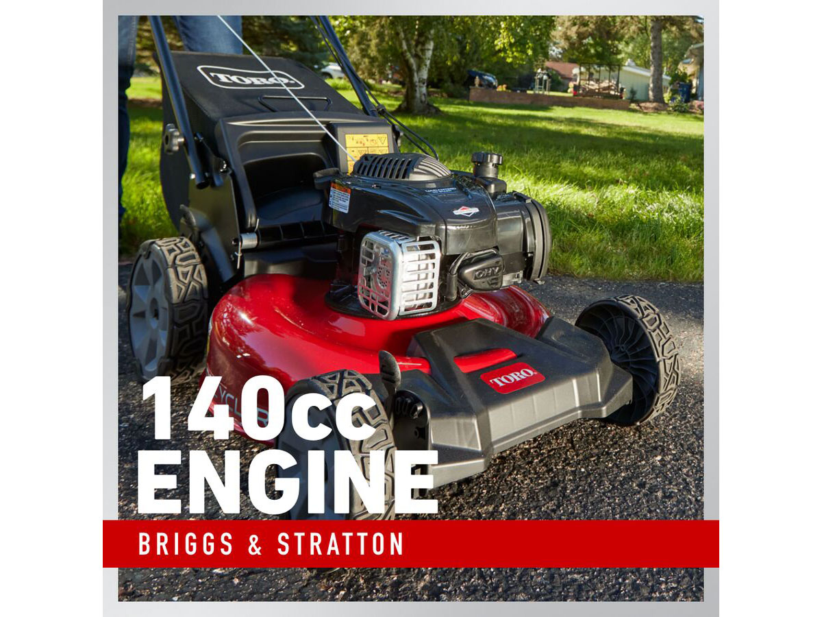 Toro Recycler 21 in. Briggs & Stratton Ex 140 cc Push High Wheel in Mio, Michigan - Photo 3