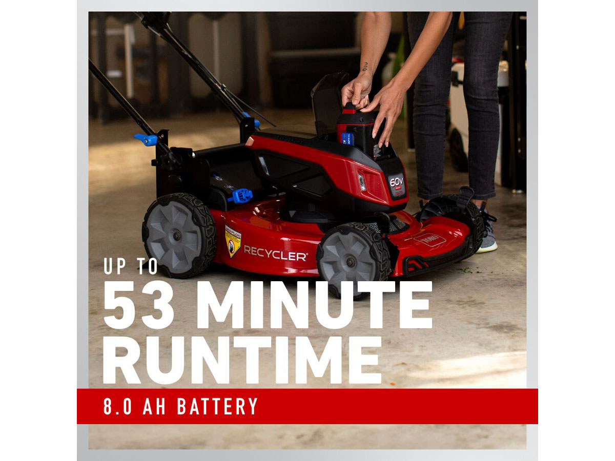 Toro Recycler 22 in. 60V MAX Self-Propelled w/ Personal Pace - 8.0Ah Battery Included in Stratford, Wisconsin - Photo 3