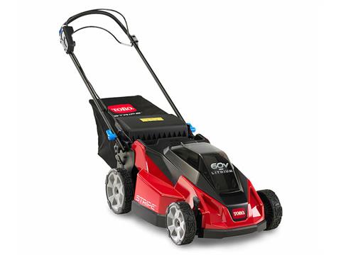 Toro Stripe 21 in. 60V MAX Self-Propelled - 5.0Ah Battery Included in Stratford, Wisconsin
