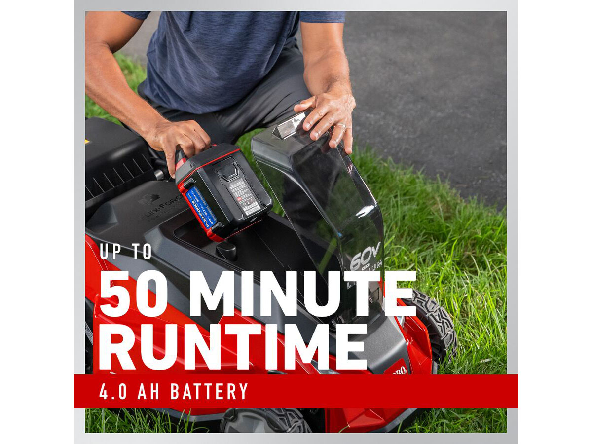 Toro Stripe 21 in. 60V MAX Self-Propelled - 5.0Ah Battery Included in Stratford, Wisconsin - Photo 3