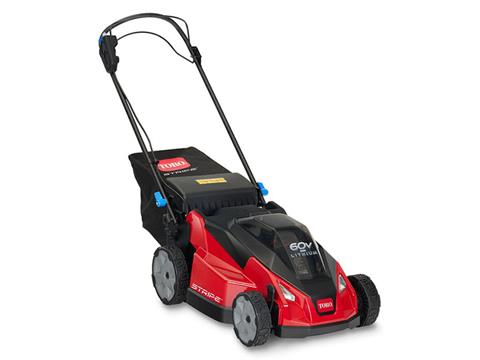 Toro Stripe 21 in. 60V MAX Self-Propelled - 6.0Ah Battery Included in Stratford, Wisconsin