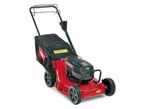 Toro Heavy Duty 21 in. 60V Max Electric Battery 2-Bail Variable Speed Zone Start w/ (2) 10.0Ah Batteries & Charger in Mio, Michigan