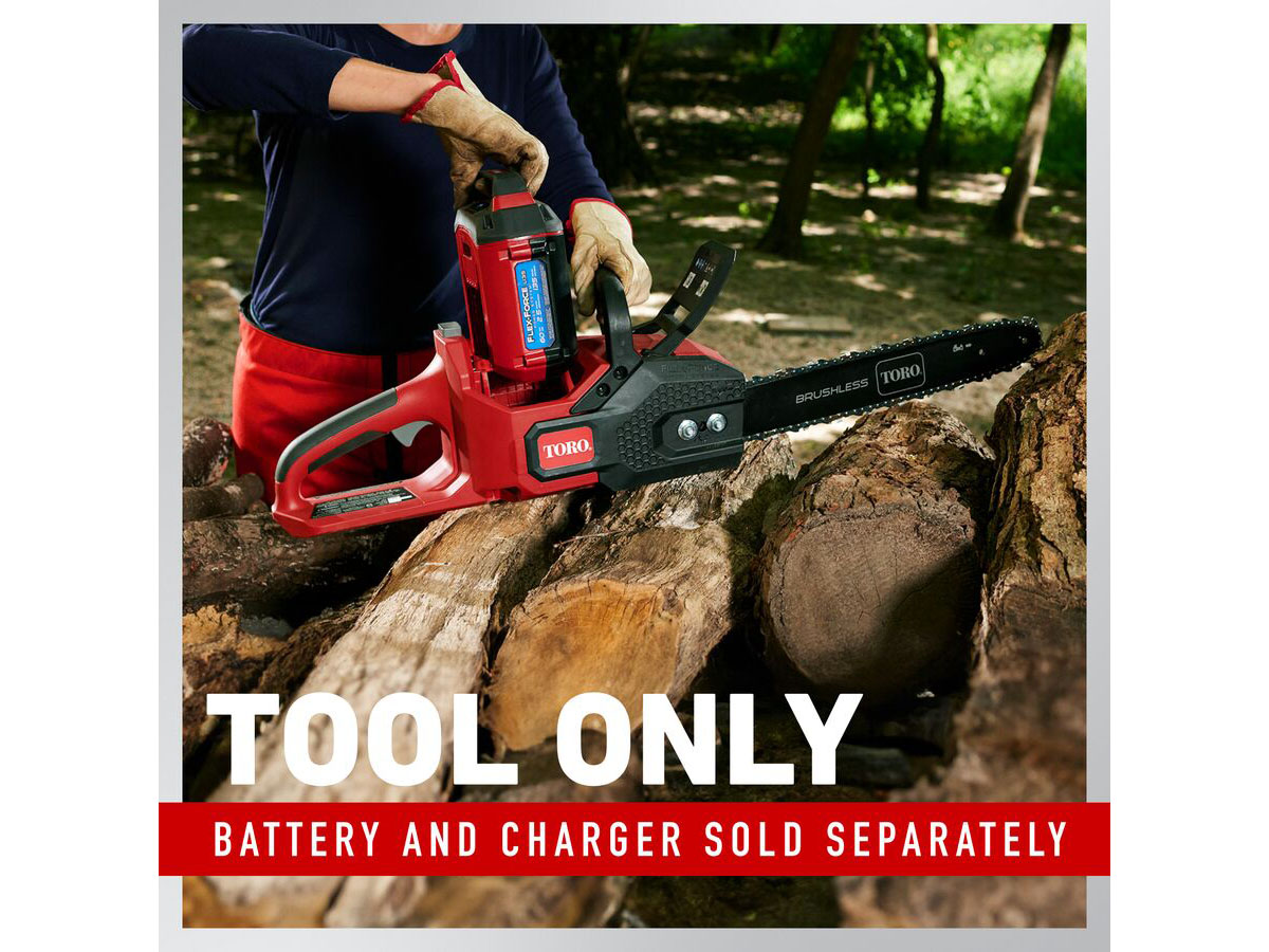 Toro 60V MAX 16 in. Brushless Chainsaw - Tool Only in Gaylord, Michigan - Photo 5