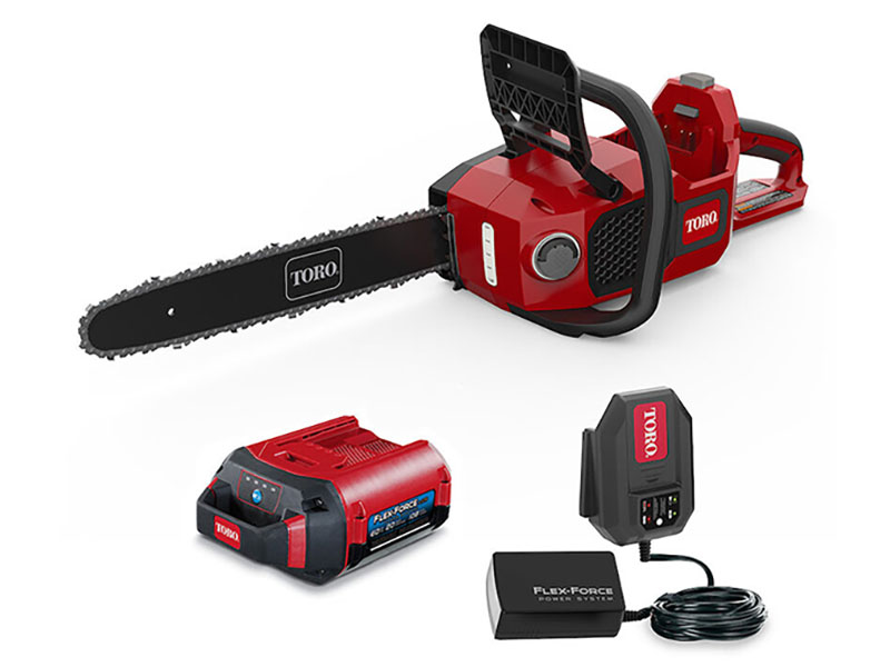 Toro 60V MAX 16 in. Brushless Chainsaw w/ 2.0Ah Battery in Gaylord, Michigan - Photo 3