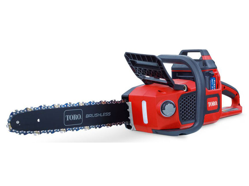 Toro 60V MAX 16 in. Brushless Chainsaw - 2.0Ah Battery Included in Gaylord, Michigan - Photo 2
