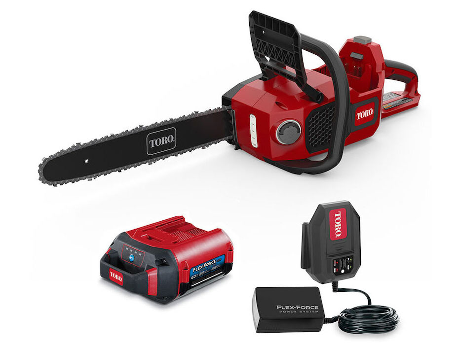 Toro 60V MAX 16 in. Brushless Chainsaw - 2.0Ah Battery Included in Gaylord, Michigan - Photo 3