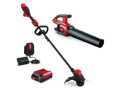 Toro 60V MAX 2-Tool Combo Kit: 100 mph Leaf Blower & 13 in. String Trimmer w/ 2.0Ah Battery in Gaylord, Michigan