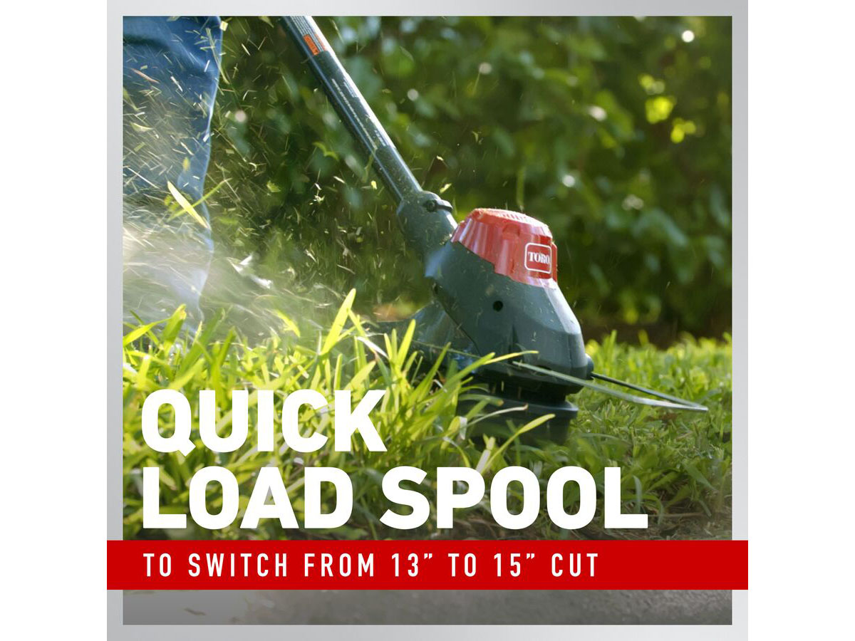Toro 60V MAX 2-Tool Combo Kit: 100 mph Leaf Blower & 13 in. String Trimmer w/ 2.0Ah Battery in Gaylord, Michigan - Photo 10
