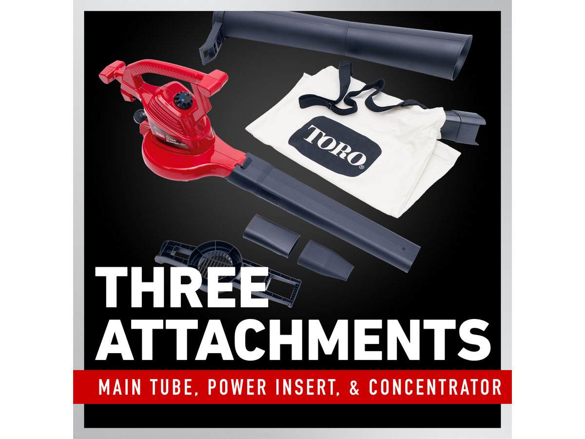 Toro 340 CFM UltraPlus Corded Electric Leaf Blower / Vac in Gaylord, Michigan - Photo 8