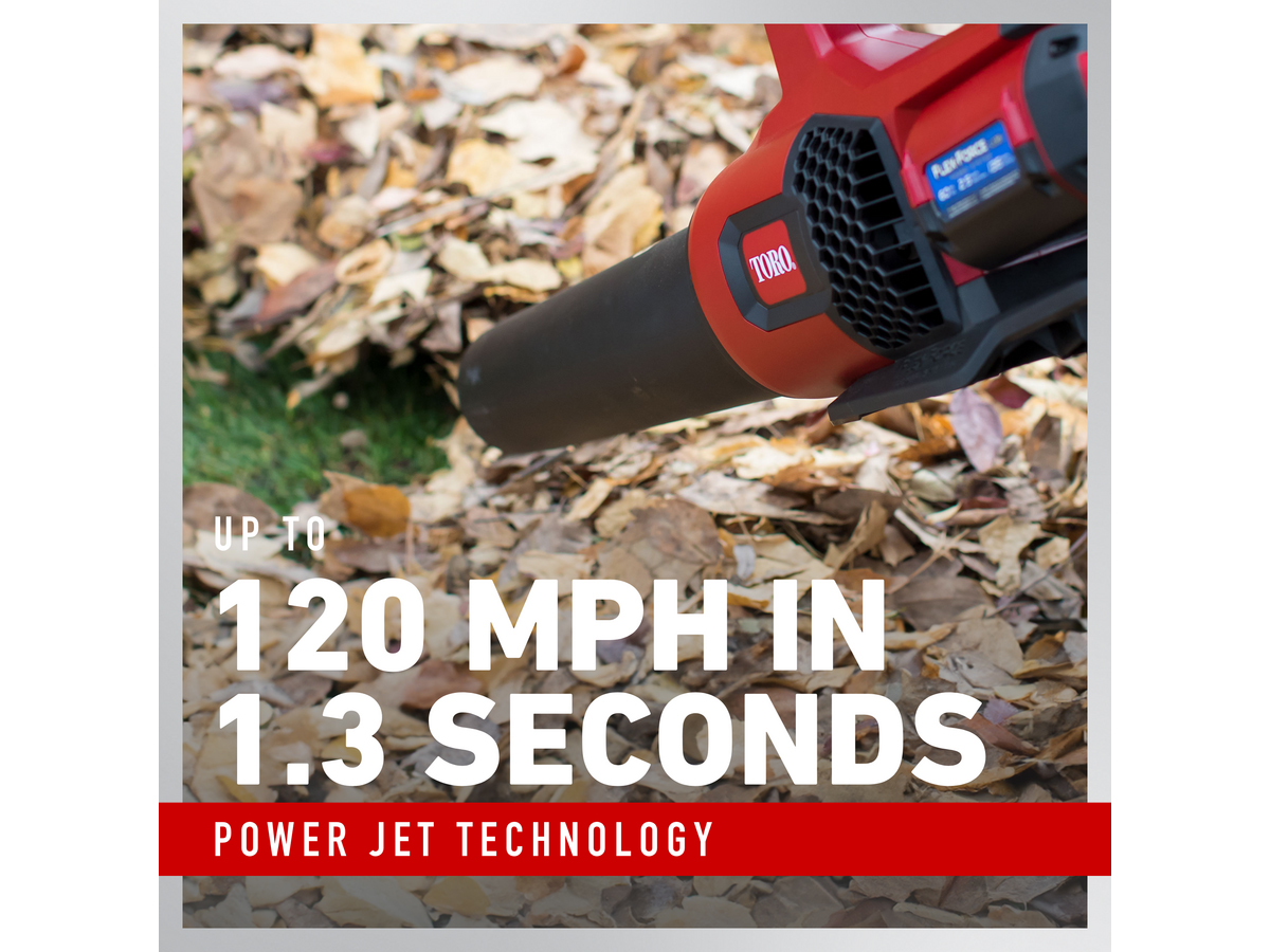 Toro 60V MAX 120 mph Brushless Leaf Blower - Tool Only in Gaylord, Michigan - Photo 4