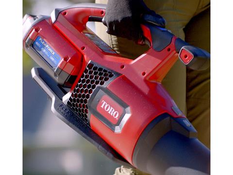 Toro 60V MAX 605 CFM Brushless Leaf Blower - 2.5Ah Battery Included in Gaylord, Michigan - Photo 9