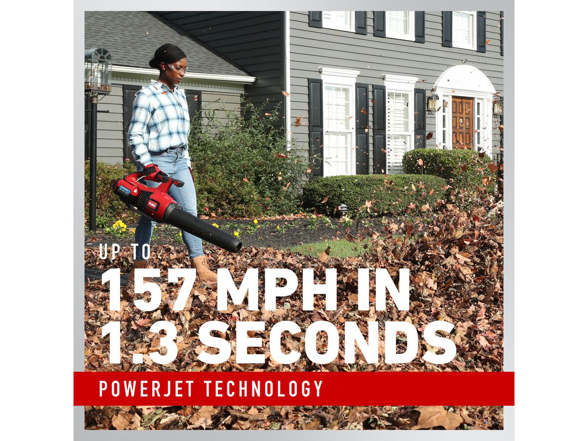 Toro 60V MAX 157 mph Brushless Leaf Blower w/ 4.0Ah Battery in Gaylord, Michigan - Photo 4