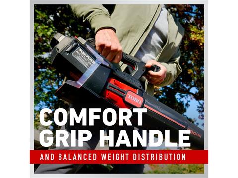 Toro 60V MAX 900 CFM Brushless Leaf Blower w/ 4.0Ah Battery in Gaylord, Michigan - Photo 7
