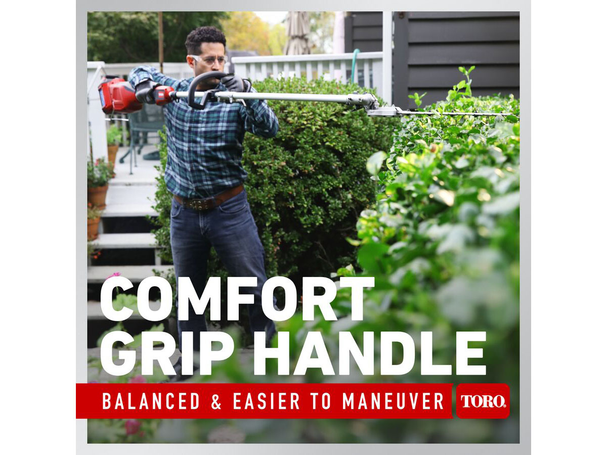 Toro 60V MAX 16 in. Hedge Trimmer Attachment - Tool Only in Gaylord, Michigan - Photo 8