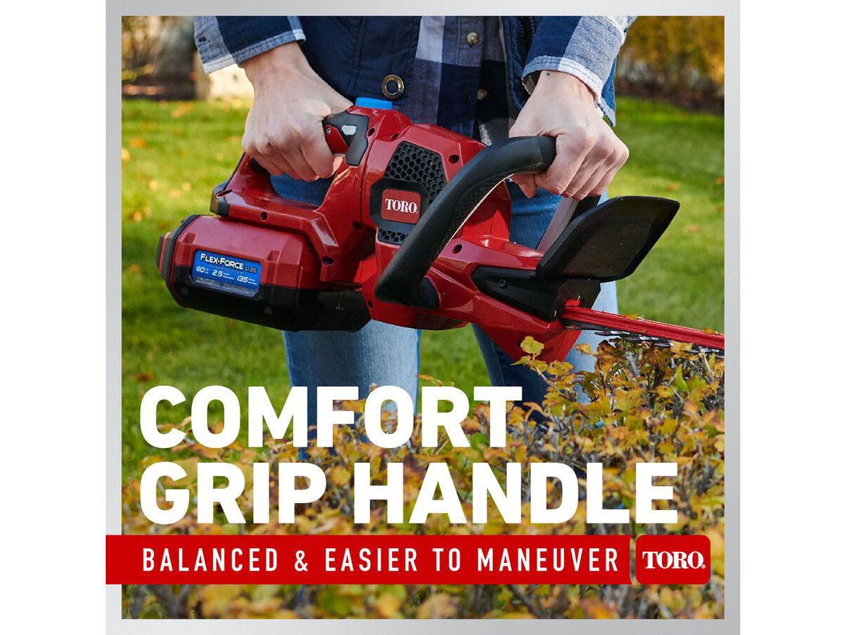 Toro 60V MAX 24 in. Hedge Trimmer w/ 2.0Ah Battery in Gaylord, Michigan - Photo 7