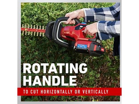 Toro 60V MAX 24 in. Hedge Trimmer w/ 2.5Ah Battery in Gaylord, Michigan - Photo 6