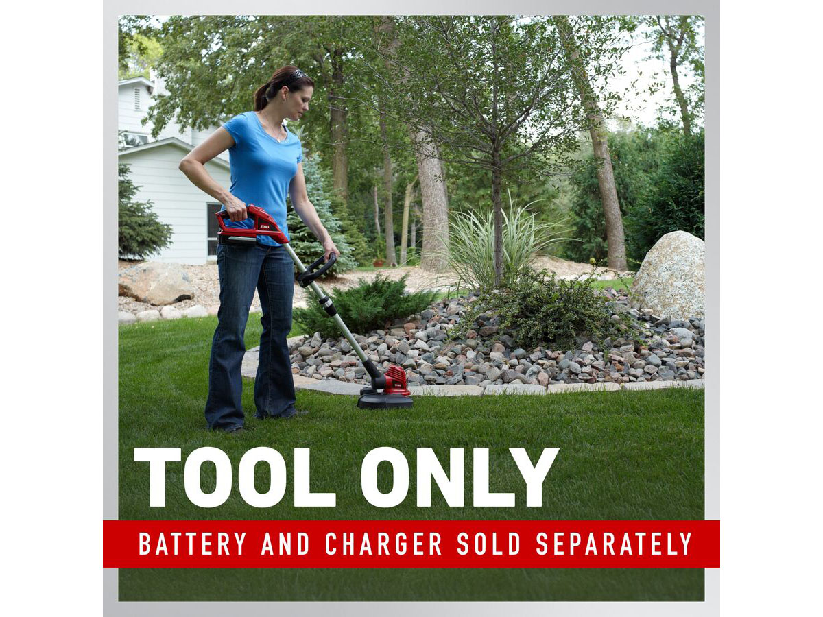 Toro 20V Max 12 in. Cordless Trimmer / Edger Bare Tool in Gaylord, Michigan - Photo 2