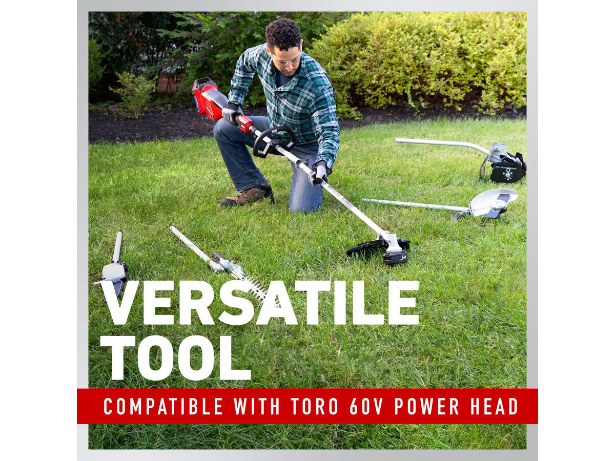 Toro 60V MAX 14 in. / 16 in. String Trimmer Attachment - Tool Only in Gaylord, Michigan - Photo 3