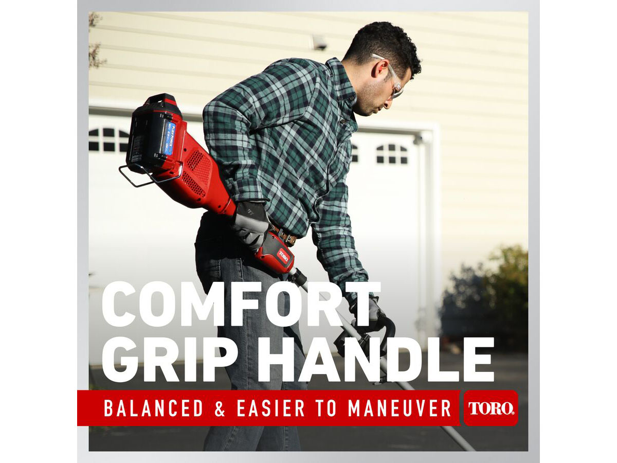 Toro 60V MAX 14 in. / 16 in. String Trimmer Attachment - Tool Only in Gaylord, Michigan - Photo 7