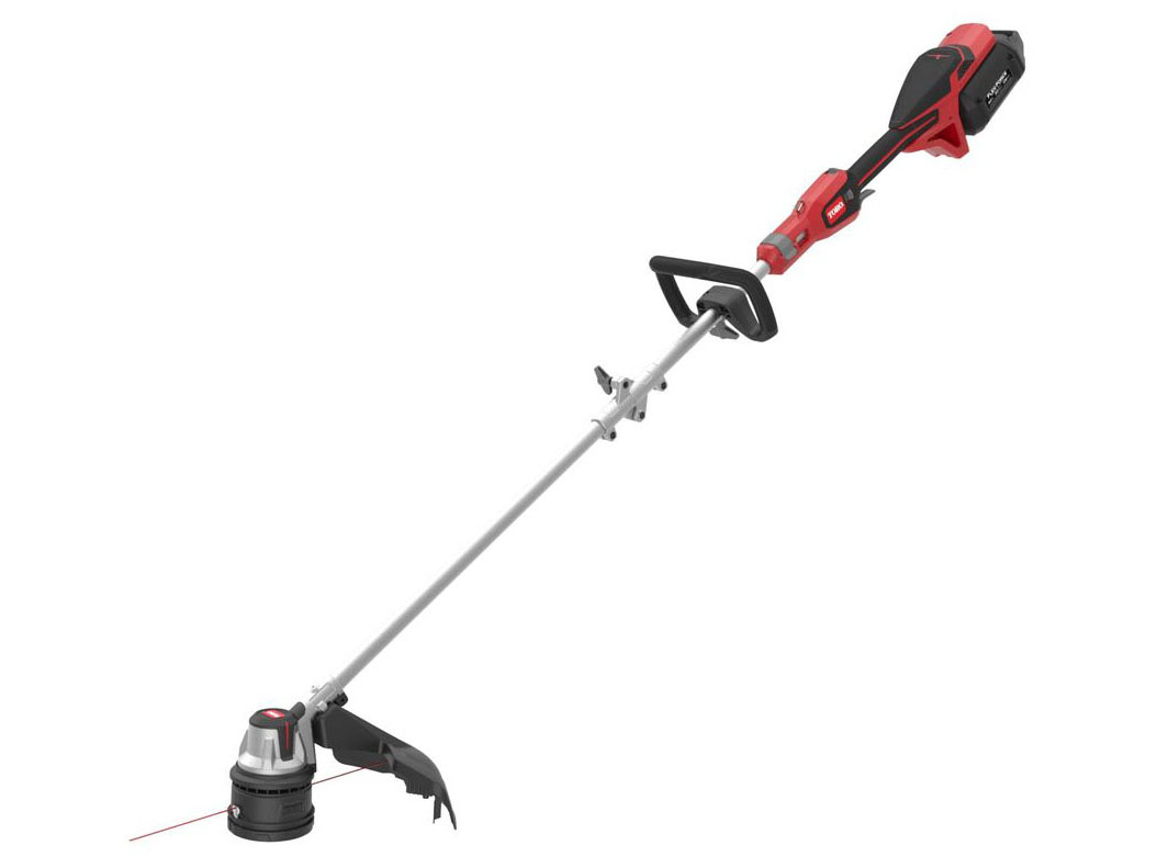 Toro 60V MAX 16 in. Telescoping Shaft String Trimmer - 2.0Ah Battery Included in Gaylord, Michigan - Photo 2