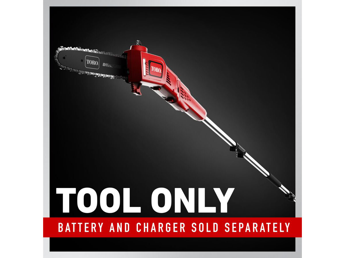 Toro 60V MAX 10 in. Brushless Pole Saw - Tool Only in Gaylord, Michigan - Photo 5
