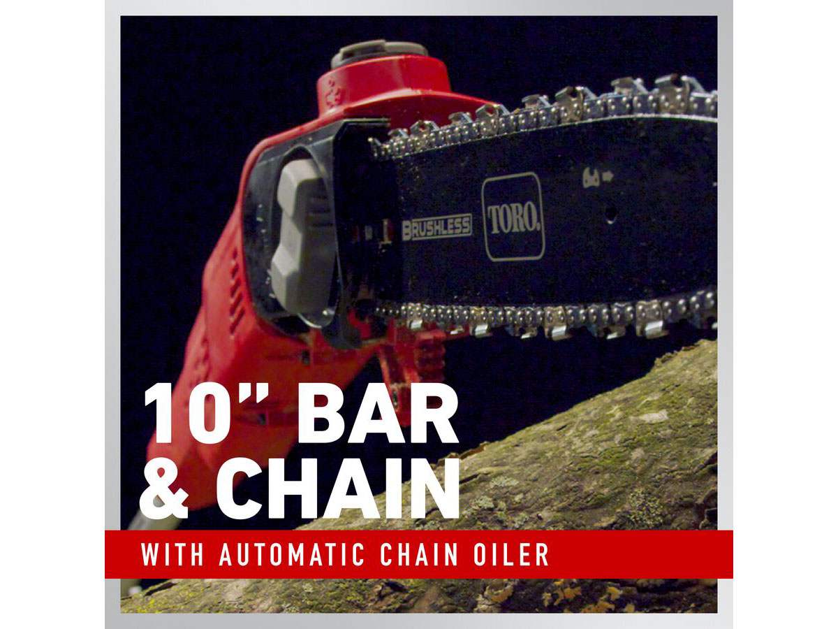 Toro 60V MAX 10 in. Brushless Pole Saw - Tool Only in Gaylord, Michigan - Photo 7