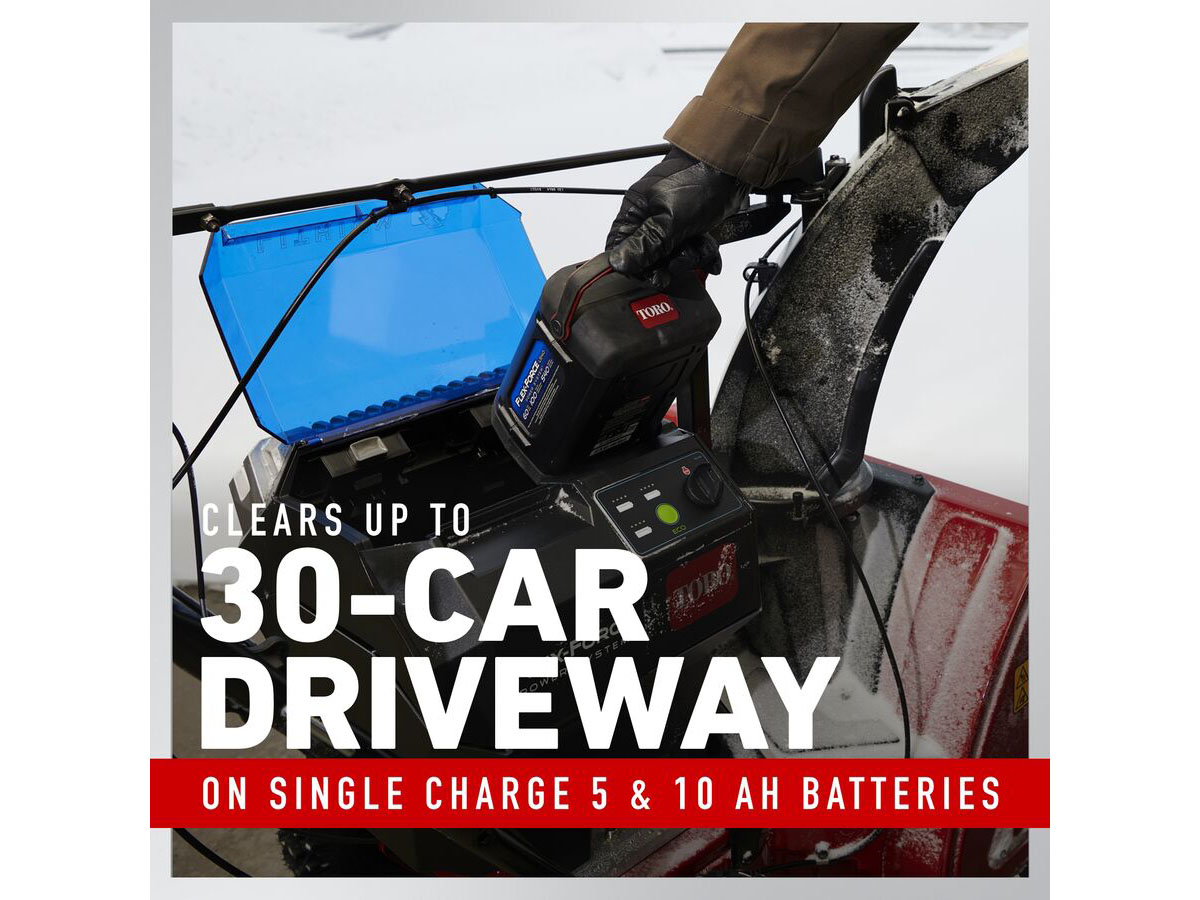Toro 21 in. Power Clear 60V MAX (10Ah) Electric Battery Self Propel in Mio, Michigan - Photo 4